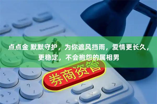点点金 默默守护，为你遮风挡雨，爱情更长久，更稳定，不会抱怨的属相男